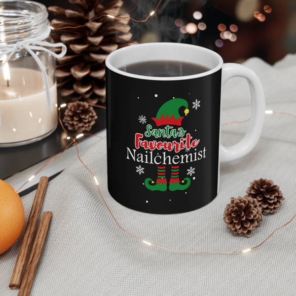 Santa's Favourite Nailchemist Elf MUG