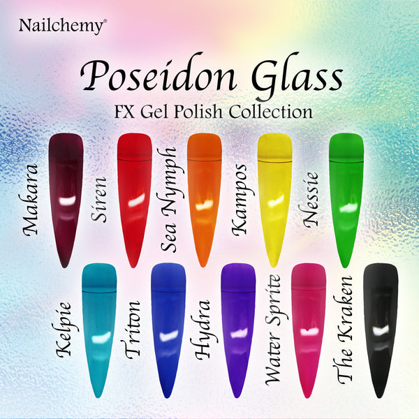 Poseidon Glass FX Gel Polish Collection - Full Set