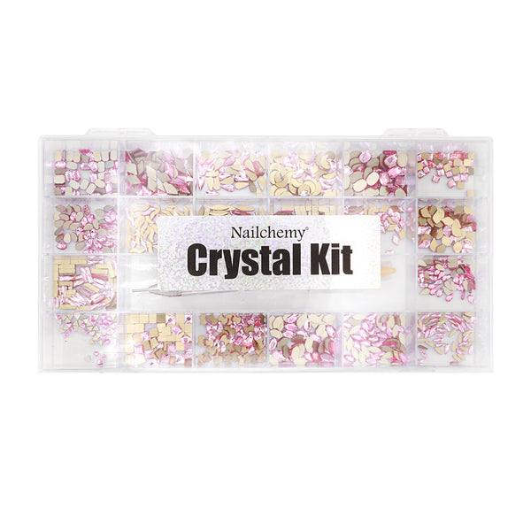 Crystal Nail Art Kit - PINK