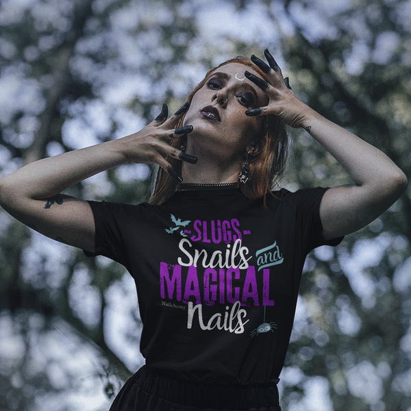 Slugs, Snails, Magical Nails - Short Sleeve Tee