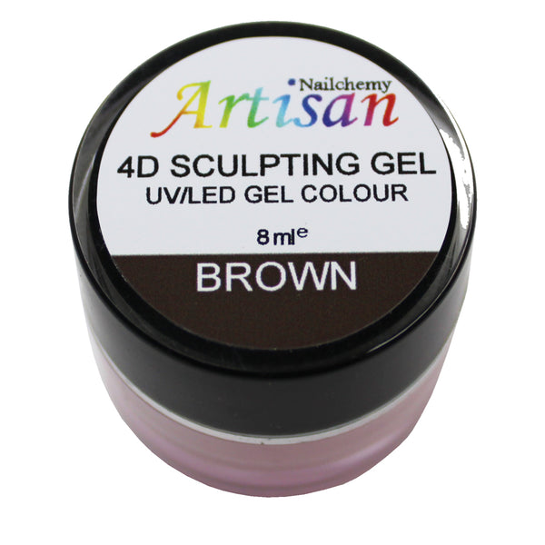 Artisan 4D Sculpting Gel - Brown 8ml