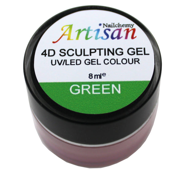 Artisan 4D Sculpting Gel - Green 8ml