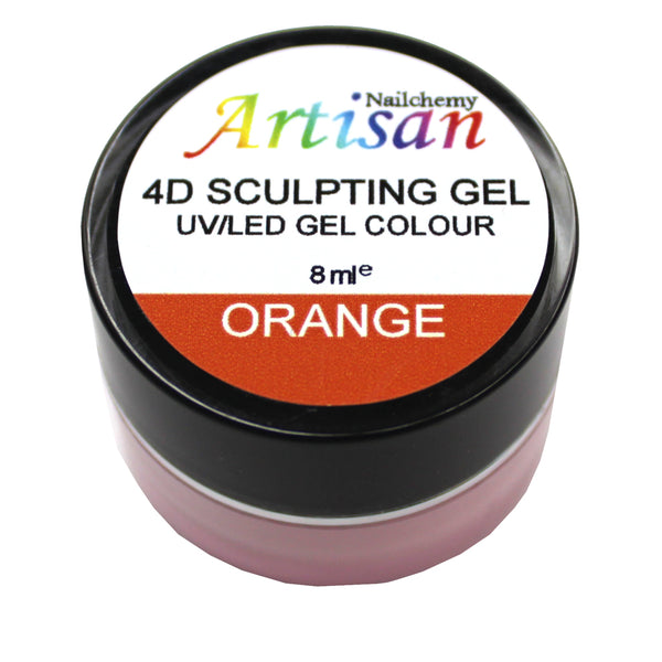 Artisan 4D Sculpting Gel - Orange 8ml