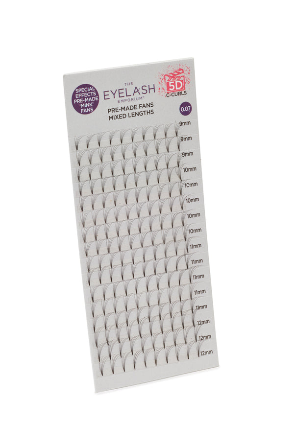 C-Curl 5D Pre-Made Fans Lashes - Eyelash Emporium