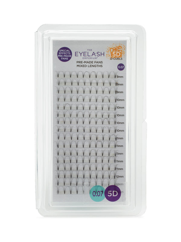 D-Curl 5D Pre-Made Fan Lashes - Eyelash Emporium