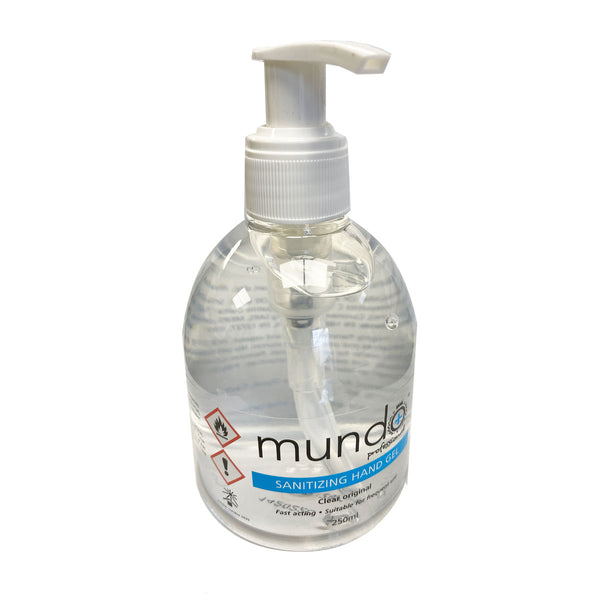 Mundo Sanitising Hand Gel 250ml