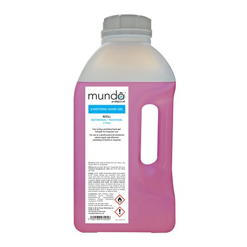 Mundo Sanitising Hand Gel 2L Refill